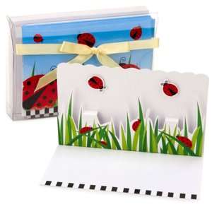   Pop up Boxed Notes Ladybug Set of 8 by Up With Paper 