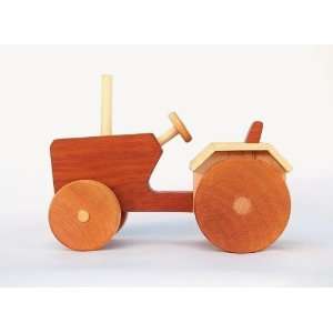 Wooden Toy Tractor   Classic Model   Heirloom Quality 