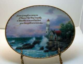 Beacon of Hope By Thomas Kinkade Collectors Plate  