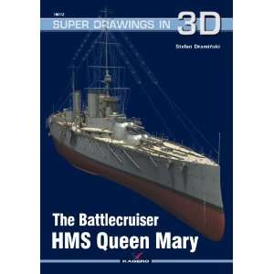   Super Drawings 3D The Battlecruiser HMS Queen Mary Toys & Games