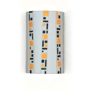  A19 Mosaic Ladders Wall Sconce White