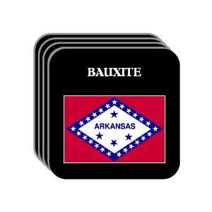 US State Flag   BAUXITE, Arkansas (AR) Set of 4 Mini Mousepad Coasters
