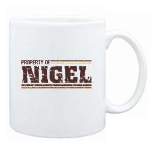  New  Property Of Nigel Retro  Mug Name