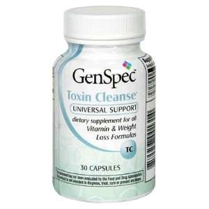  GenSpec Toxin Cleanse, 30 Capsules