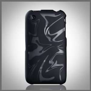 Liquid on Black Shadow rubber feel ABS case cover for 
