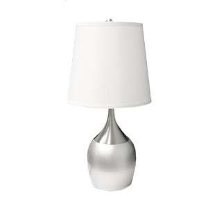  ORE International 8310SN Touch on Table Lamp, Silver