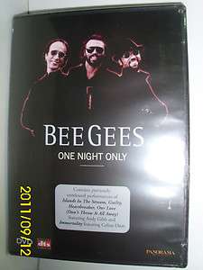 NEW SEALED HK DVD/DTS/NTSC /BEE GEES/ONE NIGHT ONLY  