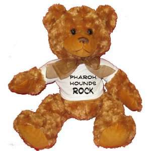  Pharoh Hounds Rock Plush Teddy Bear with WHITE T Shirt 