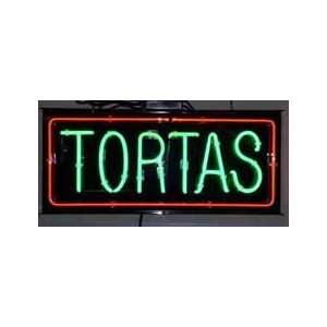  Tortas Neon Sign 13 x 30