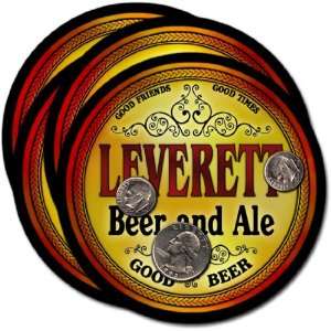  Leverett, MA Beer & Ale Coasters   4pk 