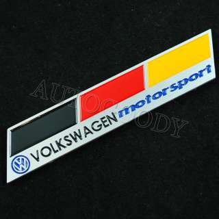 VW Badge Emblem Touareg Golf GTI Mk Mk4 Mk5 R32 Germany  