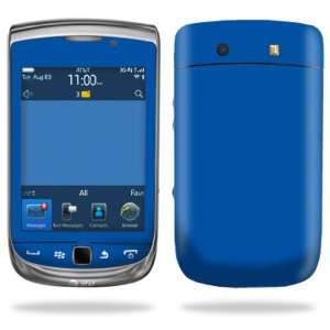   Decal for AT&T Blackberry Torch Glossy Blue Cell Phones & Accessories