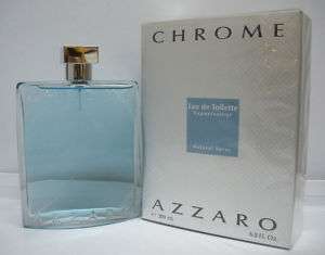 CHROME AZZARO BY AZZARO 6.8 OZ EDT FOR MEN NEW IN BOX  