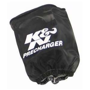 PreCharger Filter Wrap Round Straight Closed Top 3.5 in. x 4 in. Black