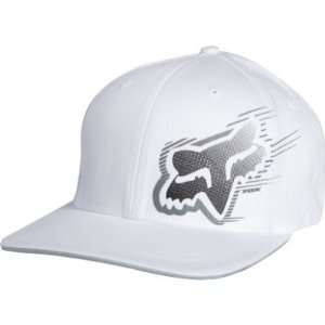   Racing Moving Forward Flexfit Hat   X Small/Small/White Automotive