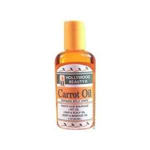   Hollywood Beauty Carrot Oil Repairs Split Ends 2oz/59.2ml Beauty