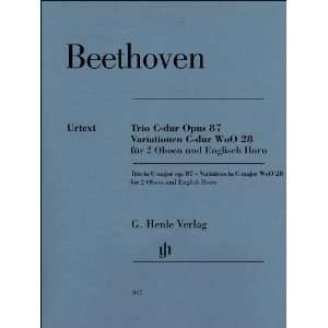   Woo28 For 2 Oboes And English Horn By Beethoven / Voss Musical