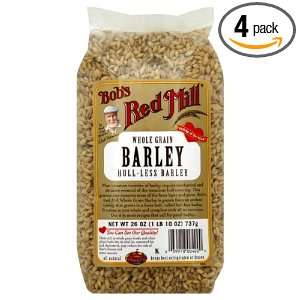 Bobs Red Mill Barley Hull, Less Whole, 26 ounces (Pack of4)  