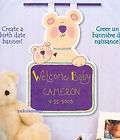 Dimensions Felt Kit   Welcome Baby Birth Date Banner