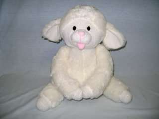 13 plush white lamb PICCOLO BAMBINO baby Lovey stuffed  