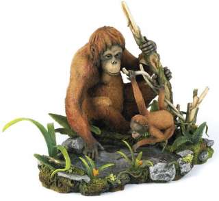 New Orangatan Orangutan & baby Limited Edition Figurine  