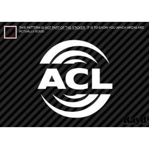    (2x) ACL   Sticker   Decal   Die Cut (5 wide) 