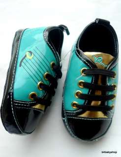 Metallic Green/Blue Baby boy RocaWear sneaker shoe NWOT  