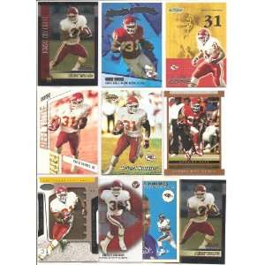 Priest Holmes . . . NFL Star . . . 10 Card Lot All Different . . . #4