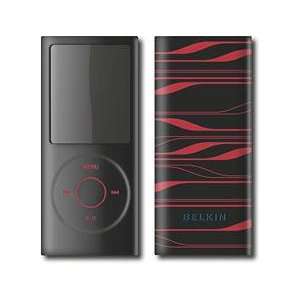  Belkin Silicone Sleeve Case for iPod nano 4G (Black/Blue 