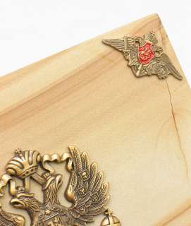 Tsar of RUSSIA   DOUBLE HEADED EAGLE Marble Jewelry Box  