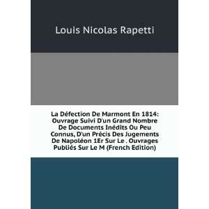   PubliÃ©s Sur Le M (French Edition) Louis Nicolas Rapetti Books