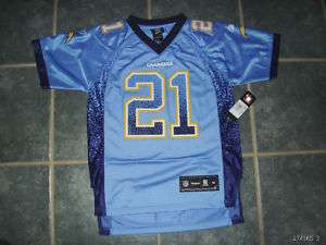CHARGERS TOMLINSON YOUTH REEBOK DRIFT JERSEY SZ L LARGE  