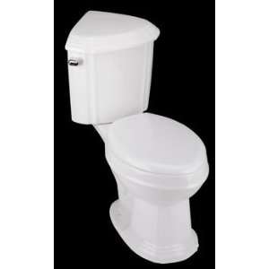 com Toilets White Vitreous China, Corner Toilet Sheffield Dual Flush 