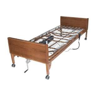  Drive Medical Semi Electric Bed Ultra Light Plus, Brown 
