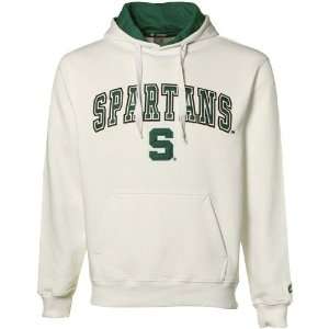 NCAA Michigan State Spartans White Automatic Pullover Hoody Sweatshirt