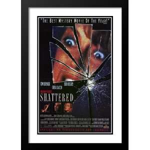 Shattered 20x26 Framed and Double Matted Movie Poster   Style B   1991 