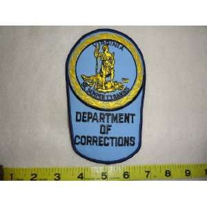  Virginia Department of Corrections Patch 