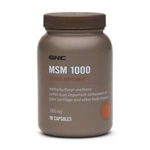  GNC MSM 1000, Capsules, 90 ea