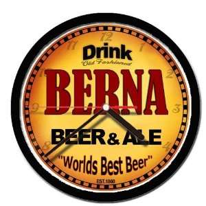  BERNA beer and ale cerveza wall clock 