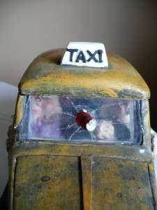 NEW 12 in TAXI BANK COMICAL RESIN BEER CAN ON WINDOW  