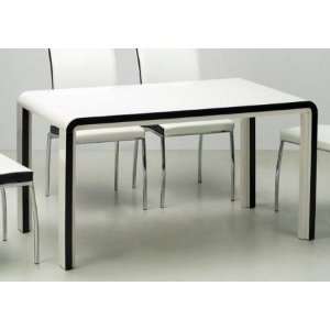  DAHLIA DT Dahlia Collection Black and Beige Modern Dining 