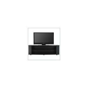   Platinum 60 Glass Top Plasma/LCD TV Stand in Black
