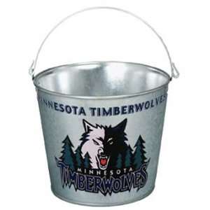 Minnesota Timberwolves Metal Pail