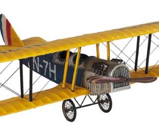 WWI Curtiss Jenny Biplane Barnstormer Built Wood Model  