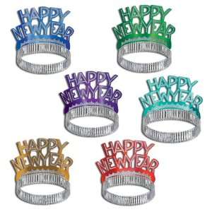  Happy New Year Tiaras Case Pack 500