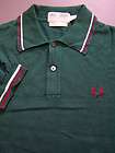 VINTAGE FRED PERRY ITALIAN KNIT POLO SHIRT SMALL MID GR