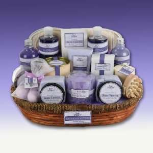Lavender Collection Spa Gift Basket  Grocery & Gourmet 