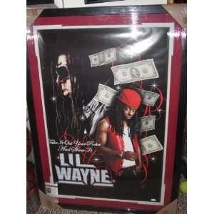 Lil Wayne Take It Out of Your Pocket Signed Autographed Poster Framed 