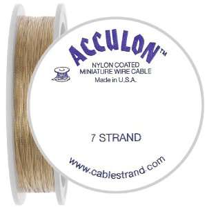   Beading Wire 7 Strand TIGERTAIL .015 FINE 30 FT Arts, Crafts & Sewing