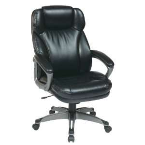  Work Smart ECH85807 EC3 Executive Eco Leather Chair with 